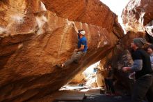 Bouldering in Hueco Tanks on 02/17/2019 with Blue Lizard Climbing and Yoga

Filename: SRM_20190217_1339260.jpg
Aperture: f/5.6
Shutter Speed: 1/400
Body: Canon EOS-1D Mark II
Lens: Canon EF 16-35mm f/2.8 L