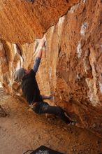 Bouldering in Hueco Tanks on 02/17/2019 with Blue Lizard Climbing and Yoga

Filename: SRM_20190217_1353300.jpg
Aperture: f/5.0
Shutter Speed: 1/400
Body: Canon EOS-1D Mark II
Lens: Canon EF 50mm f/1.8 II