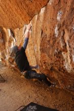 Bouldering in Hueco Tanks on 02/17/2019 with Blue Lizard Climbing and Yoga

Filename: SRM_20190217_1358230.jpg
Aperture: f/3.2
Shutter Speed: 1/400
Body: Canon EOS-1D Mark II
Lens: Canon EF 50mm f/1.8 II