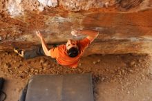 Bouldering in Hueco Tanks on 02/17/2019 with Blue Lizard Climbing and Yoga

Filename: SRM_20190217_1400400.jpg
Aperture: f/2.8
Shutter Speed: 1/250
Body: Canon EOS-1D Mark II
Lens: Canon EF 50mm f/1.8 II