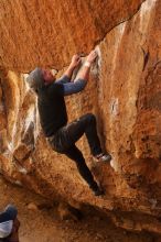 Bouldering in Hueco Tanks on 02/17/2019 with Blue Lizard Climbing and Yoga

Filename: SRM_20190217_1401010.jpg
Aperture: f/4.5
Shutter Speed: 1/250
Body: Canon EOS-1D Mark II
Lens: Canon EF 50mm f/1.8 II