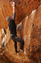 Bouldering in Hueco Tanks on 02/17/2019 with Blue Lizard Climbing and Yoga

Filename: SRM_20190217_1401020.jpg
Aperture: f/4.0
Shutter Speed: 1/250
Body: Canon EOS-1D Mark II
Lens: Canon EF 50mm f/1.8 II