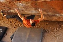 Bouldering in Hueco Tanks on 02/17/2019 with Blue Lizard Climbing and Yoga

Filename: SRM_20190217_1402590.jpg
Aperture: f/2.8
Shutter Speed: 1/250
Body: Canon EOS-1D Mark II
Lens: Canon EF 50mm f/1.8 II