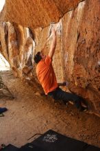 Bouldering in Hueco Tanks on 02/17/2019 with Blue Lizard Climbing and Yoga

Filename: SRM_20190217_1408300.jpg
Aperture: f/4.5
Shutter Speed: 1/250
Body: Canon EOS-1D Mark II
Lens: Canon EF 50mm f/1.8 II