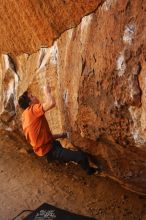 Bouldering in Hueco Tanks on 02/17/2019 with Blue Lizard Climbing and Yoga

Filename: SRM_20190217_1409230.jpg
Aperture: f/4.5
Shutter Speed: 1/250
Body: Canon EOS-1D Mark II
Lens: Canon EF 50mm f/1.8 II