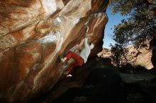 Bouldering in Hueco Tanks on 02/17/2019 with Blue Lizard Climbing and Yoga

Filename: SRM_20190217_1504370.jpg
Aperture: f/8.0
Shutter Speed: 1/250
Body: Canon EOS-1D Mark II
Lens: Canon EF 16-35mm f/2.8 L