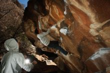 Bouldering in Hueco Tanks on 02/17/2019 with Blue Lizard Climbing and Yoga

Filename: SRM_20190217_1510000.jpg
Aperture: f/8.0
Shutter Speed: 1/250
Body: Canon EOS-1D Mark II
Lens: Canon EF 16-35mm f/2.8 L