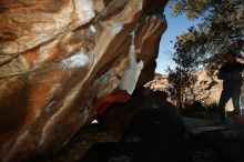 Bouldering in Hueco Tanks on 02/17/2019 with Blue Lizard Climbing and Yoga

Filename: SRM_20190217_1512290.jpg
Aperture: f/8.0
Shutter Speed: 1/250
Body: Canon EOS-1D Mark II
Lens: Canon EF 16-35mm f/2.8 L