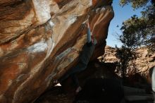 Bouldering in Hueco Tanks on 02/17/2019 with Blue Lizard Climbing and Yoga

Filename: SRM_20190217_1516230.jpg
Aperture: f/8.0
Shutter Speed: 1/250
Body: Canon EOS-1D Mark II
Lens: Canon EF 16-35mm f/2.8 L