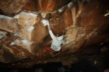 Bouldering in Hueco Tanks on 02/17/2019 with Blue Lizard Climbing and Yoga

Filename: SRM_20190217_1529040.jpg
Aperture: f/8.0
Shutter Speed: 1/250
Body: Canon EOS-1D Mark II
Lens: Canon EF 16-35mm f/2.8 L