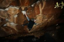 Bouldering in Hueco Tanks on 02/17/2019 with Blue Lizard Climbing and Yoga

Filename: SRM_20190217_1530400.jpg
Aperture: f/8.0
Shutter Speed: 1/250
Body: Canon EOS-1D Mark II
Lens: Canon EF 16-35mm f/2.8 L