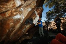 Bouldering in Hueco Tanks on 02/17/2019 with Blue Lizard Climbing and Yoga

Filename: SRM_20190217_1539170.jpg
Aperture: f/8.0
Shutter Speed: 1/250
Body: Canon EOS-1D Mark II
Lens: Canon EF 16-35mm f/2.8 L