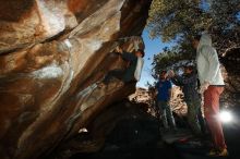 Bouldering in Hueco Tanks on 02/17/2019 with Blue Lizard Climbing and Yoga

Filename: SRM_20190217_1539270.jpg
Aperture: f/8.0
Shutter Speed: 1/250
Body: Canon EOS-1D Mark II
Lens: Canon EF 16-35mm f/2.8 L