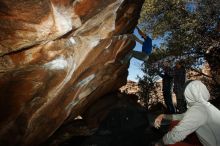 Bouldering in Hueco Tanks on 02/17/2019 with Blue Lizard Climbing and Yoga

Filename: SRM_20190217_1543130.jpg
Aperture: f/8.0
Shutter Speed: 1/250
Body: Canon EOS-1D Mark II
Lens: Canon EF 16-35mm f/2.8 L