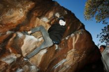 Bouldering in Hueco Tanks on 02/17/2019 with Blue Lizard Climbing and Yoga

Filename: SRM_20190217_1600430.jpg
Aperture: f/8.0
Shutter Speed: 1/250
Body: Canon EOS-1D Mark II
Lens: Canon EF 16-35mm f/2.8 L