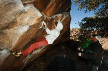 Bouldering in Hueco Tanks on 02/17/2019 with Blue Lizard Climbing and Yoga

Filename: SRM_20190217_1601490.jpg
Aperture: f/8.0
Shutter Speed: 1/250
Body: Canon EOS-1D Mark II
Lens: Canon EF 16-35mm f/2.8 L