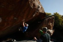 Bouldering in Hueco Tanks on 02/17/2019 with Blue Lizard Climbing and Yoga

Filename: SRM_20190217_1620570.jpg
Aperture: f/8.0
Shutter Speed: 1/250
Body: Canon EOS-1D Mark II
Lens: Canon EF 16-35mm f/2.8 L