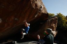 Bouldering in Hueco Tanks on 02/17/2019 with Blue Lizard Climbing and Yoga

Filename: SRM_20190217_1621000.jpg
Aperture: f/8.0
Shutter Speed: 1/250
Body: Canon EOS-1D Mark II
Lens: Canon EF 16-35mm f/2.8 L