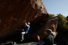 Bouldering in Hueco Tanks on 02/17/2019 with Blue Lizard Climbing and Yoga

Filename: SRM_20190217_1621010.jpg
Aperture: f/8.0
Shutter Speed: 1/250
Body: Canon EOS-1D Mark II
Lens: Canon EF 16-35mm f/2.8 L