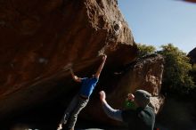 Bouldering in Hueco Tanks on 02/17/2019 with Blue Lizard Climbing and Yoga

Filename: SRM_20190217_1621080.jpg
Aperture: f/8.0
Shutter Speed: 1/250
Body: Canon EOS-1D Mark II
Lens: Canon EF 16-35mm f/2.8 L