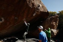 Bouldering in Hueco Tanks on 02/17/2019 with Blue Lizard Climbing and Yoga

Filename: SRM_20190217_1621340.jpg
Aperture: f/8.0
Shutter Speed: 1/250
Body: Canon EOS-1D Mark II
Lens: Canon EF 16-35mm f/2.8 L