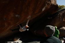 Bouldering in Hueco Tanks on 02/17/2019 with Blue Lizard Climbing and Yoga

Filename: SRM_20190217_1622371.jpg
Aperture: f/8.0
Shutter Speed: 1/250
Body: Canon EOS-1D Mark II
Lens: Canon EF 16-35mm f/2.8 L