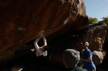 Bouldering in Hueco Tanks on 02/17/2019 with Blue Lizard Climbing and Yoga

Filename: SRM_20190217_1622510.jpg
Aperture: f/8.0
Shutter Speed: 1/250
Body: Canon EOS-1D Mark II
Lens: Canon EF 16-35mm f/2.8 L