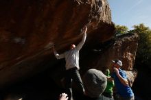 Bouldering in Hueco Tanks on 02/17/2019 with Blue Lizard Climbing and Yoga

Filename: SRM_20190217_1622550.jpg
Aperture: f/8.0
Shutter Speed: 1/250
Body: Canon EOS-1D Mark II
Lens: Canon EF 16-35mm f/2.8 L