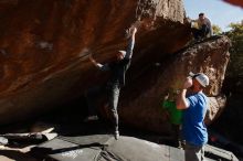 Bouldering in Hueco Tanks on 02/17/2019 with Blue Lizard Climbing and Yoga

Filename: SRM_20190217_1624340.jpg
Aperture: f/8.0
Shutter Speed: 1/250
Body: Canon EOS-1D Mark II
Lens: Canon EF 16-35mm f/2.8 L