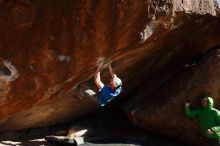 Bouldering in Hueco Tanks on 02/17/2019 with Blue Lizard Climbing and Yoga

Filename: SRM_20190217_1627120.jpg
Aperture: f/8.0
Shutter Speed: 1/250
Body: Canon EOS-1D Mark II
Lens: Canon EF 16-35mm f/2.8 L