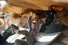 Bouldering in Hueco Tanks on 02/17/2019 with Blue Lizard Climbing and Yoga

Filename: SRM_20190217_1716591.jpg
Aperture: f/4.0
Shutter Speed: 1/250
Body: Canon EOS-1D Mark II
Lens: Canon EF 50mm f/1.8 II