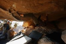 Bouldering in Hueco Tanks on 02/17/2019 with Blue Lizard Climbing and Yoga

Filename: SRM_20190217_1720110.jpg
Aperture: f/4.0
Shutter Speed: 1/320
Body: Canon EOS-1D Mark II
Lens: Canon EF 16-35mm f/2.8 L