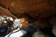 Bouldering in Hueco Tanks on 02/17/2019 with Blue Lizard Climbing and Yoga

Filename: SRM_20190217_1720120.jpg
Aperture: f/4.0
Shutter Speed: 1/320
Body: Canon EOS-1D Mark II
Lens: Canon EF 16-35mm f/2.8 L
