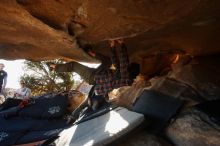 Bouldering in Hueco Tanks on 02/17/2019 with Blue Lizard Climbing and Yoga

Filename: SRM_20190217_1720340.jpg
Aperture: f/4.0
Shutter Speed: 1/320
Body: Canon EOS-1D Mark II
Lens: Canon EF 16-35mm f/2.8 L