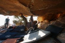 Bouldering in Hueco Tanks on 02/17/2019 with Blue Lizard Climbing and Yoga

Filename: SRM_20190217_1720540.jpg
Aperture: f/4.0
Shutter Speed: 1/320
Body: Canon EOS-1D Mark II
Lens: Canon EF 16-35mm f/2.8 L