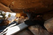 Bouldering in Hueco Tanks on 02/17/2019 with Blue Lizard Climbing and Yoga

Filename: SRM_20190217_1725320.jpg
Aperture: f/4.0
Shutter Speed: 1/320
Body: Canon EOS-1D Mark II
Lens: Canon EF 16-35mm f/2.8 L