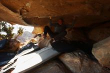 Bouldering in Hueco Tanks on 02/17/2019 with Blue Lizard Climbing and Yoga

Filename: SRM_20190217_1725321.jpg
Aperture: f/4.0
Shutter Speed: 1/320
Body: Canon EOS-1D Mark II
Lens: Canon EF 16-35mm f/2.8 L