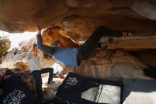 Bouldering in Hueco Tanks on 02/17/2019 with Blue Lizard Climbing and Yoga

Filename: SRM_20190217_1725540.jpg
Aperture: f/4.0
Shutter Speed: 1/320
Body: Canon EOS-1D Mark II
Lens: Canon EF 16-35mm f/2.8 L