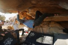 Bouldering in Hueco Tanks on 02/17/2019 with Blue Lizard Climbing and Yoga

Filename: SRM_20190217_1725541.jpg
Aperture: f/4.0
Shutter Speed: 1/320
Body: Canon EOS-1D Mark II
Lens: Canon EF 16-35mm f/2.8 L