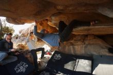 Bouldering in Hueco Tanks on 02/17/2019 with Blue Lizard Climbing and Yoga

Filename: SRM_20190217_1725550.jpg
Aperture: f/4.0
Shutter Speed: 1/320
Body: Canon EOS-1D Mark II
Lens: Canon EF 16-35mm f/2.8 L
