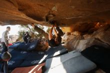 Bouldering in Hueco Tanks on 02/17/2019 with Blue Lizard Climbing and Yoga

Filename: SRM_20190217_1730050.jpg
Aperture: f/4.0
Shutter Speed: 1/250
Body: Canon EOS-1D Mark II
Lens: Canon EF 16-35mm f/2.8 L