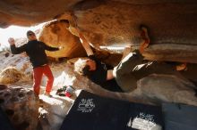 Bouldering in Hueco Tanks on 02/17/2019 with Blue Lizard Climbing and Yoga

Filename: SRM_20190217_1736350.jpg
Aperture: f/4.0
Shutter Speed: 1/250
Body: Canon EOS-1D Mark II
Lens: Canon EF 16-35mm f/2.8 L