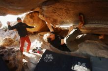 Bouldering in Hueco Tanks on 02/17/2019 with Blue Lizard Climbing and Yoga

Filename: SRM_20190217_1736360.jpg
Aperture: f/4.0
Shutter Speed: 1/250
Body: Canon EOS-1D Mark II
Lens: Canon EF 16-35mm f/2.8 L