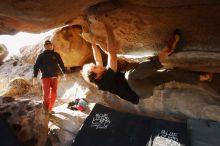 Bouldering in Hueco Tanks on 02/17/2019 with Blue Lizard Climbing and Yoga

Filename: SRM_20190217_1736380.jpg
Aperture: f/4.0
Shutter Speed: 1/250
Body: Canon EOS-1D Mark II
Lens: Canon EF 16-35mm f/2.8 L