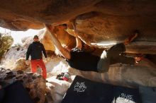 Bouldering in Hueco Tanks on 02/17/2019 with Blue Lizard Climbing and Yoga

Filename: SRM_20190217_1736430.jpg
Aperture: f/4.0
Shutter Speed: 1/250
Body: Canon EOS-1D Mark II
Lens: Canon EF 16-35mm f/2.8 L