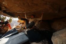 Bouldering in Hueco Tanks on 02/17/2019 with Blue Lizard Climbing and Yoga

Filename: SRM_20190217_1737391.jpg
Aperture: f/4.0
Shutter Speed: 1/250
Body: Canon EOS-1D Mark II
Lens: Canon EF 16-35mm f/2.8 L