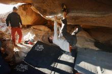 Bouldering in Hueco Tanks on 02/17/2019 with Blue Lizard Climbing and Yoga

Filename: SRM_20190217_1738050.jpg
Aperture: f/4.0
Shutter Speed: 1/250
Body: Canon EOS-1D Mark II
Lens: Canon EF 16-35mm f/2.8 L