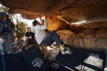 Bouldering in Hueco Tanks on 02/17/2019 with Blue Lizard Climbing and Yoga

Filename: SRM_20190217_1738250.jpg
Aperture: f/4.0
Shutter Speed: 1/250
Body: Canon EOS-1D Mark II
Lens: Canon EF 16-35mm f/2.8 L