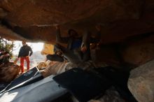 Bouldering in Hueco Tanks on 02/17/2019 with Blue Lizard Climbing and Yoga

Filename: SRM_20190217_1739321.jpg
Aperture: f/4.0
Shutter Speed: 1/250
Body: Canon EOS-1D Mark II
Lens: Canon EF 16-35mm f/2.8 L