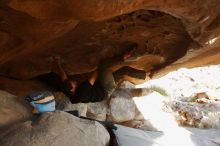 Bouldering in Hueco Tanks on 02/17/2019 with Blue Lizard Climbing and Yoga

Filename: SRM_20190217_1747560.jpg
Aperture: f/5.0
Shutter Speed: 1/250
Body: Canon EOS-1D Mark II
Lens: Canon EF 16-35mm f/2.8 L